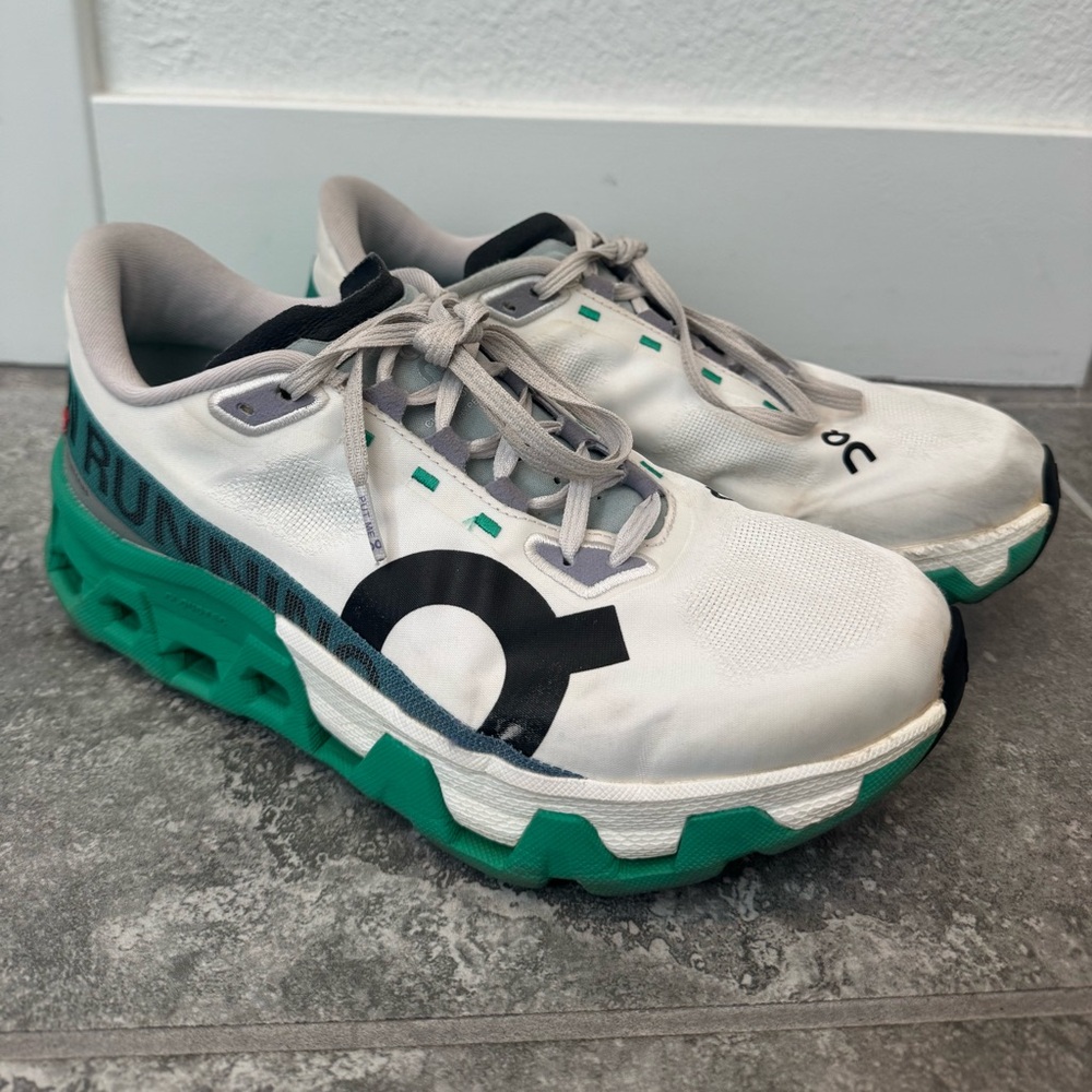 On Running Cloudmonster Hyper White Mint Women Us… - image 1